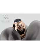 Ring Vintage Sapphire Originálny vintage 14K Produkt s Pink Gold VRC078R